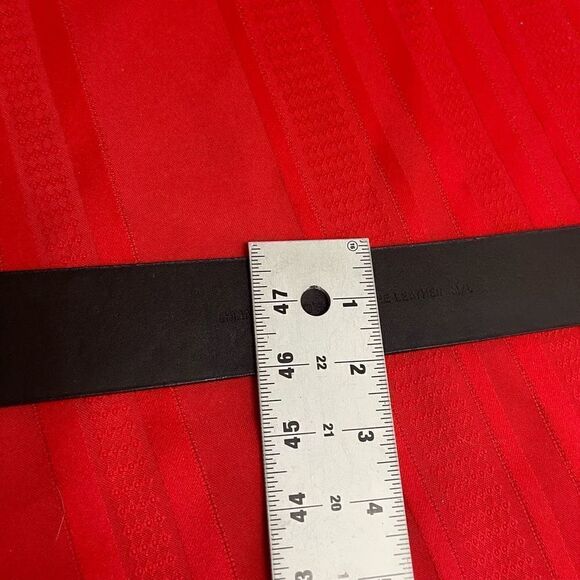 Chico’s Black Leather Artsy Belt Size M/L main image 4